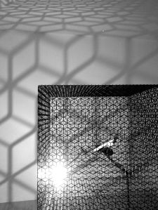 Conrad Shawcross's 'Slow Arc inside a Cube IV'